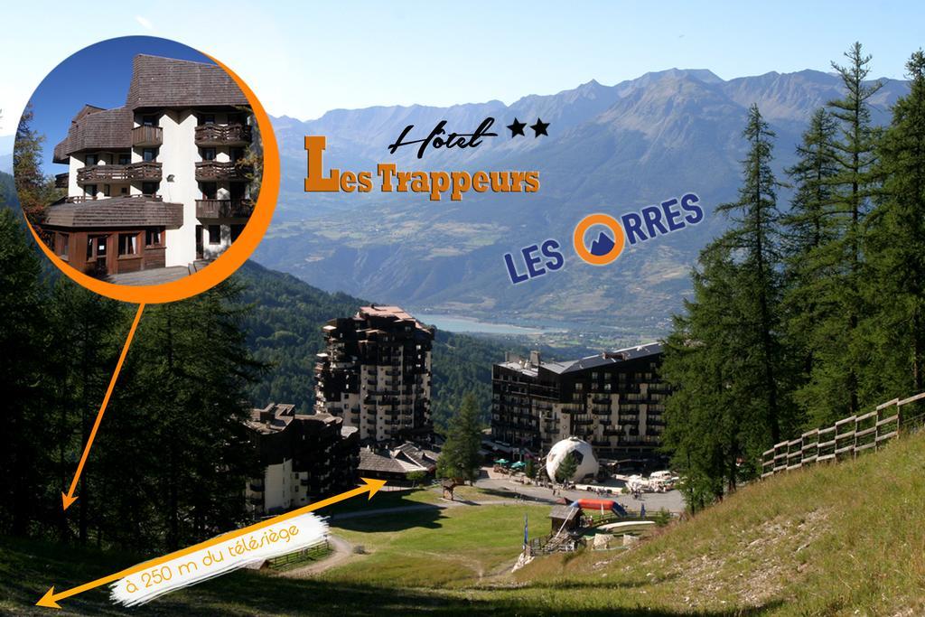 Hotel Les Trappeurs Les Orres Exterior foto